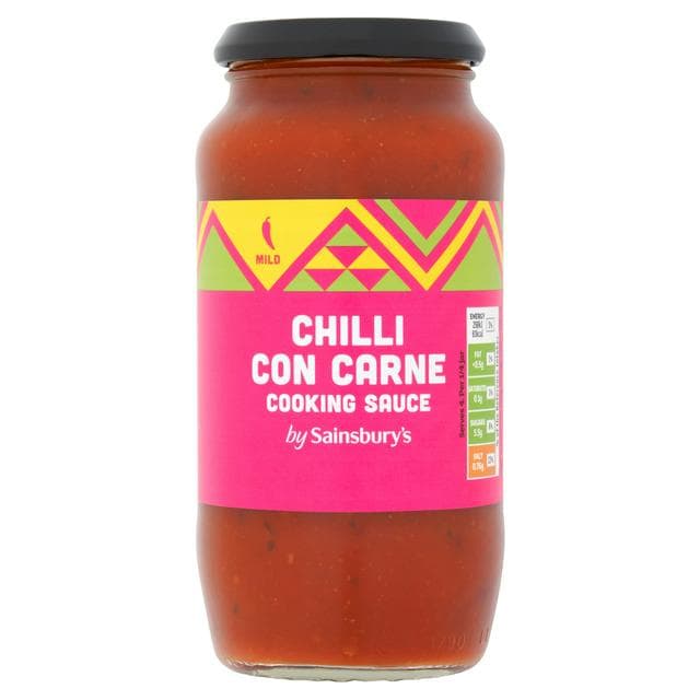 Sainsbury's Mild Chilli Con Carne Cooking Sauce 500g - gallery image 1