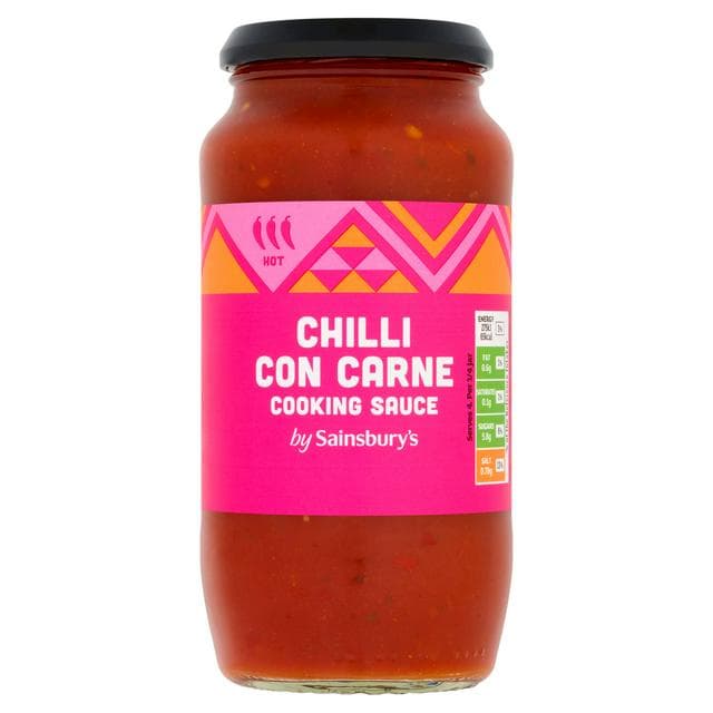 Sainsbury's Chilli Con Carne Cooking Sauce, Hot 500g - gallery image 1