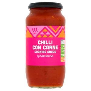 Sainsbury's Chilli Con Carne Cooking Sauce, Hot 500g