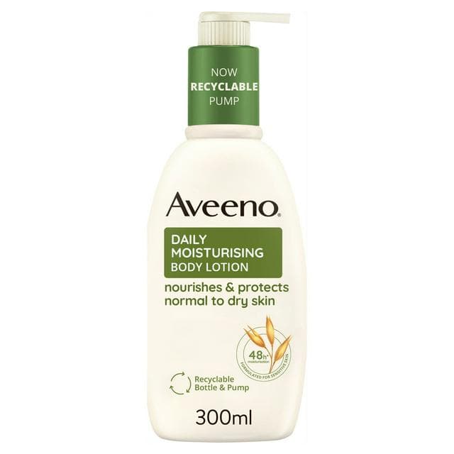 Aveeno Daily Moisturising Body Lotion Moisturiser 300ml - gallery image 1