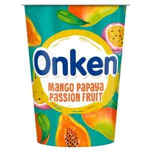 Onken Mango, Papaya & Passionfruit Biopot Yogurt 450g