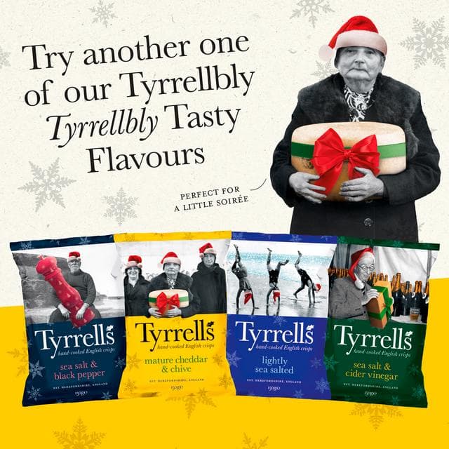 Tyrrells Cheddar Cheese & Chive Sharing Crisps 150g - gallery image 2