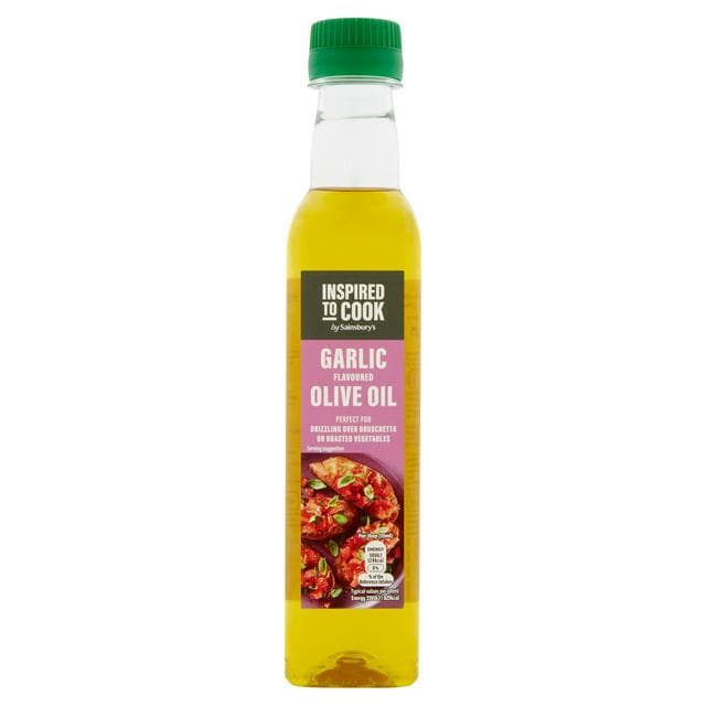 Sainsbury's Garlic Flavoured Olive Oil, Inspired to Cook 250ml - gallery image 1