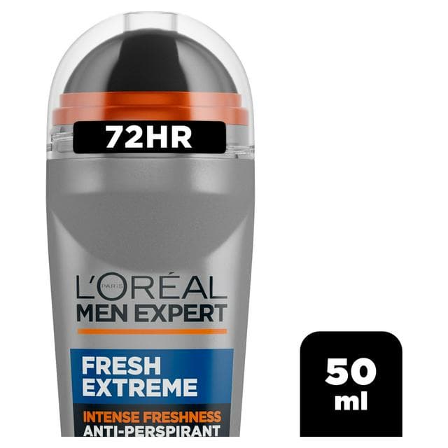 L'Oreal Men Expert 50ml Deodorant Fresh Extreme Roll On 48H Anti-Perspirant - gallery image 1