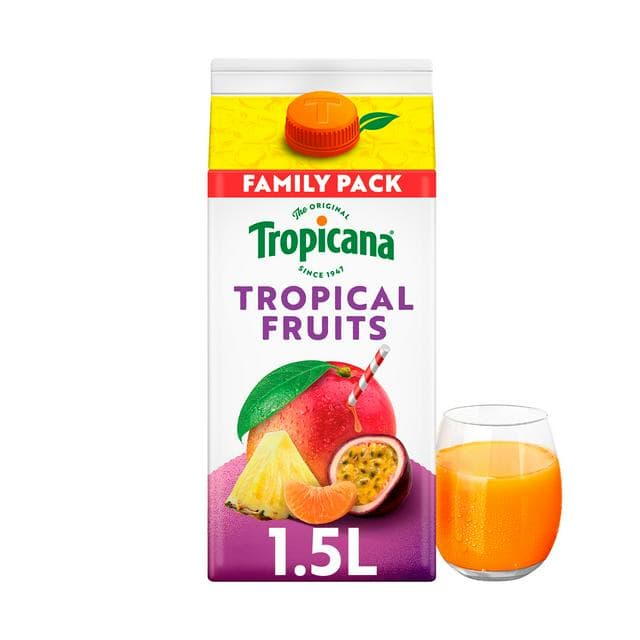 Tropicana Tropical Fruit Juice 1.5L - gallery image 1