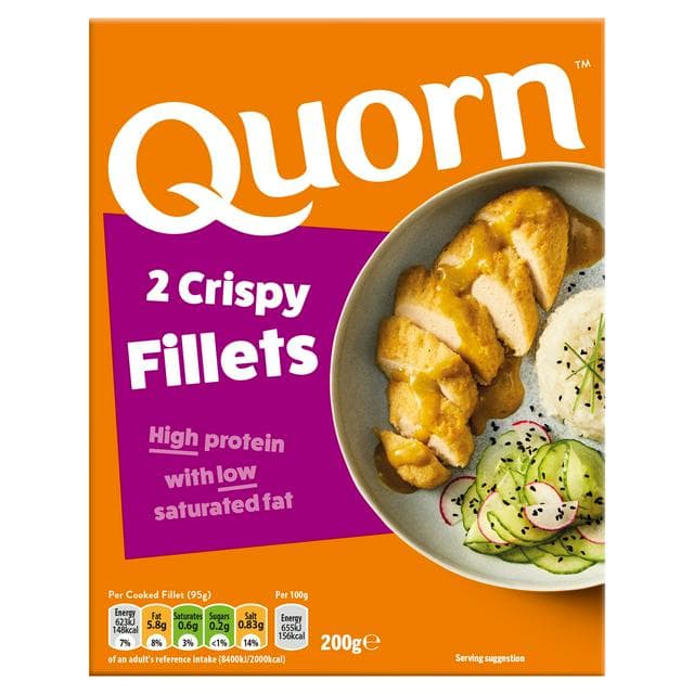 Quorn Vegetarian Chicken Style Crispy Fillets 200g - gallery image 1