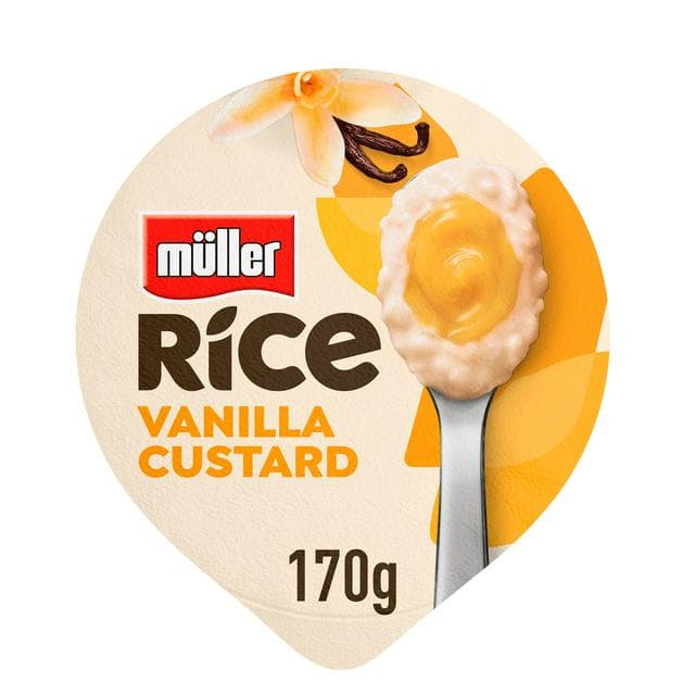 Müller Rice Vanilla Custard Low Fat Pudding Dessert 170g - gallery image 1