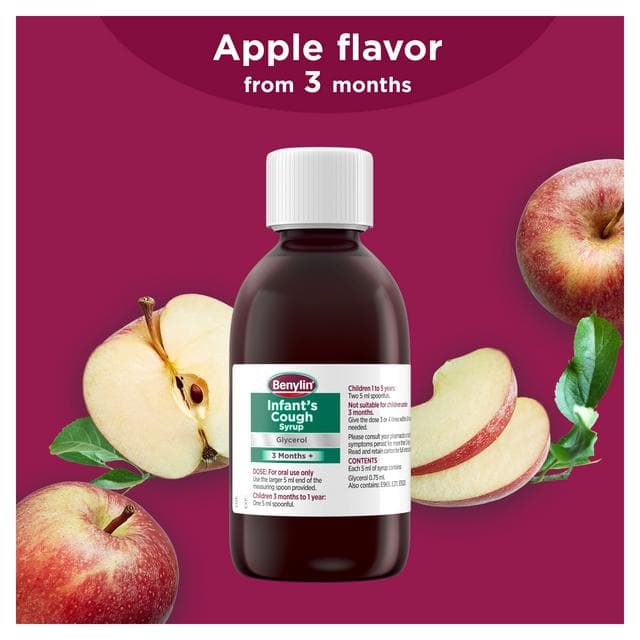 Benylin Infant Cough Syrup, Apple 3+ Months 125ml - gallery image 6