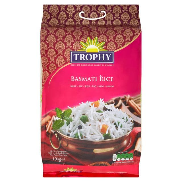 Trophy Indian Basmati Rice 10kg - gallery image 1