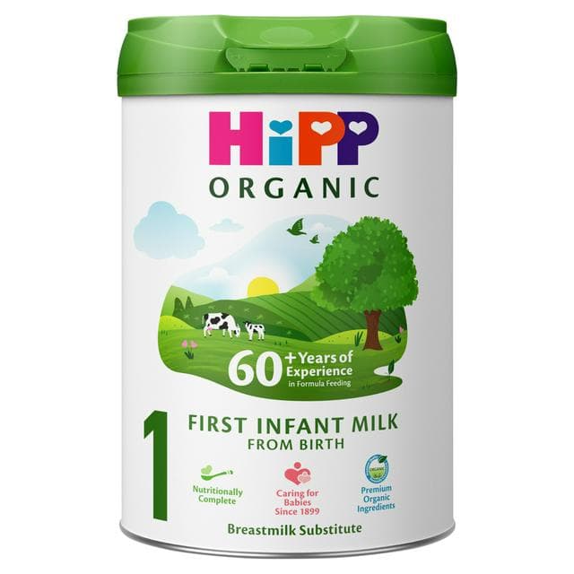 HiPP Organic 1 First Infant Baby Milk Powder Formula From Birth 800g - gallery image 1