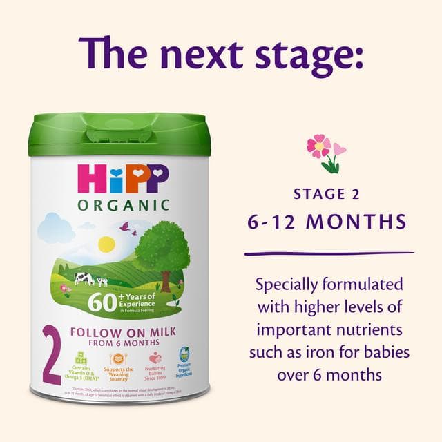 HiPP Organic 1 First Infant Baby Milk Powder Formula From Birth 800g - gallery image 5