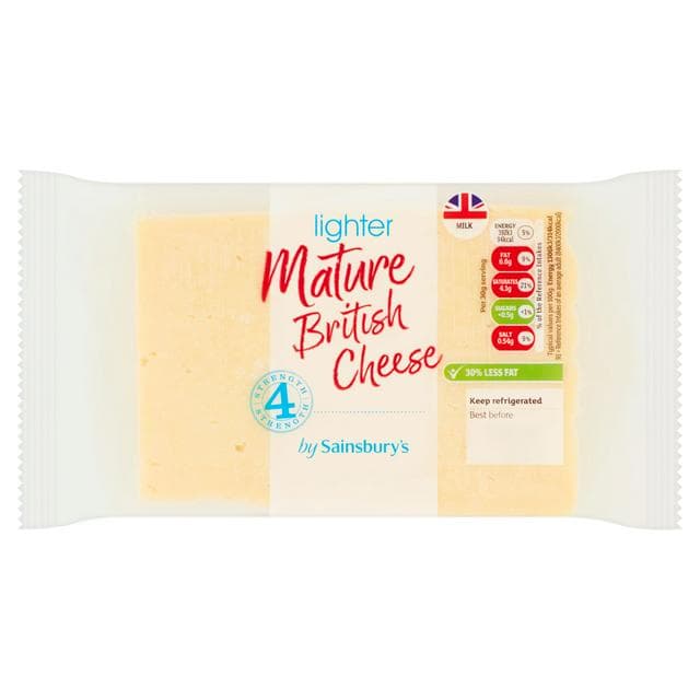 Sainsbury's Lighter Mature Cheese 400g - gallery image 1