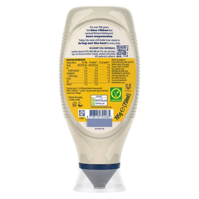 Hellmann's Real Squeezy Mayonnaise 750ml - gallery image 3