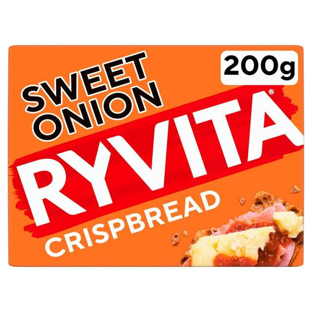 Ryvita Crispbread Sweet Onion Crackers 200g - gallery image 1
