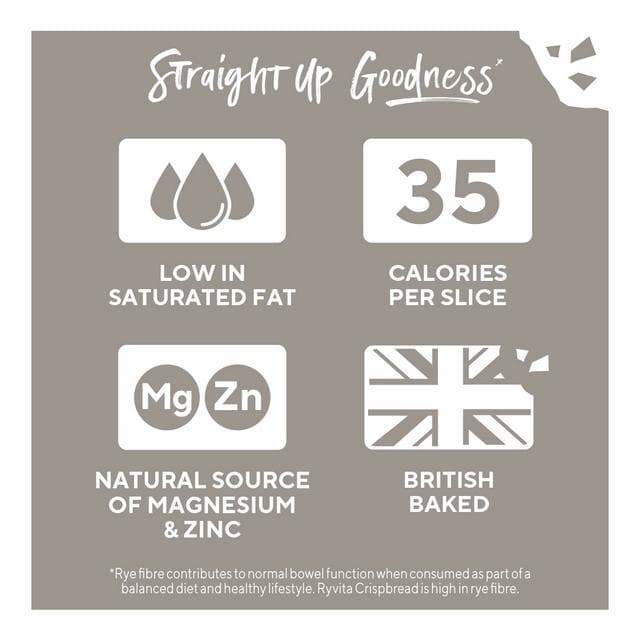 Ryvita Crispbread Cracked Black Pepper Crackers 200g - gallery image 5