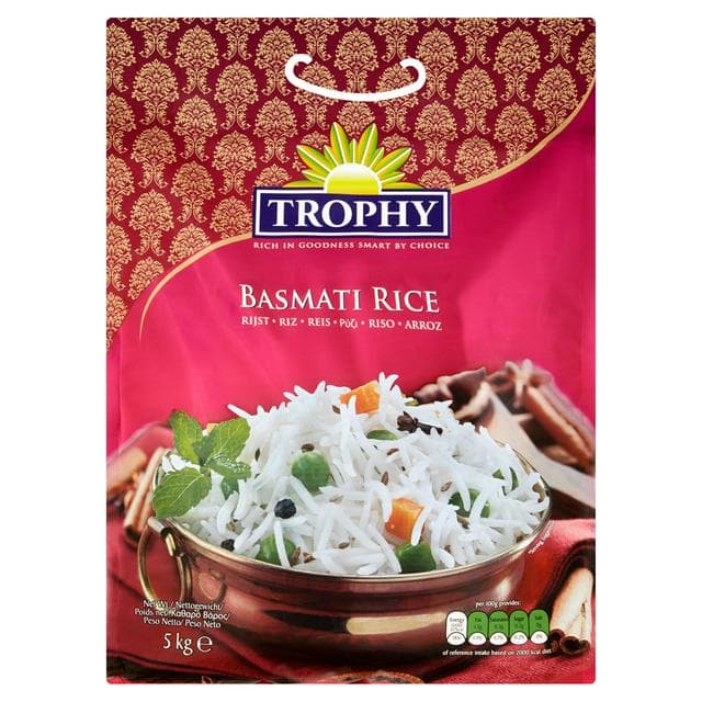 Trophy Indian Basmati Rice 5kg - gallery image 1