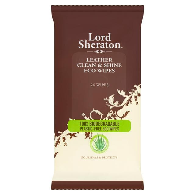 Lord Sheraton 24 Leather Clean & Shine Eco Wipes - gallery image 1