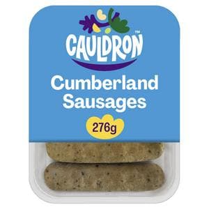 Cauldron Cumberland Vegetarian Sausages x6 276g