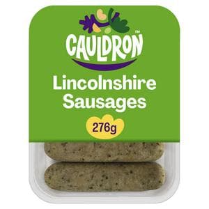 Cauldron Lincolnshire Vegetarian Sausages x6 276g