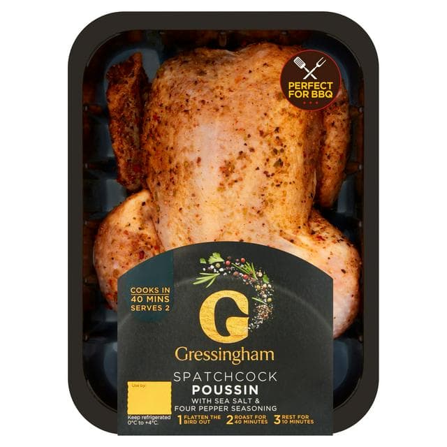 Gressingham Spatchcock Poussin With Salt & Pepper 450g (serves 2) - gallery image 1