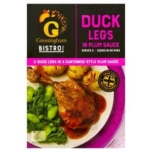 Gressingham Duck Legs with Plum Sauce 400g (Serves 2)