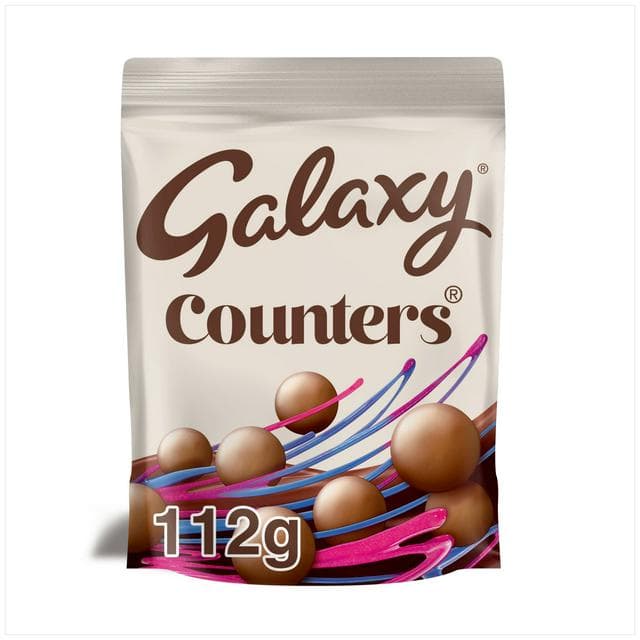Galaxy Counters Milk Chocolate Buttons Pouch Bag 112g - gallery image 1