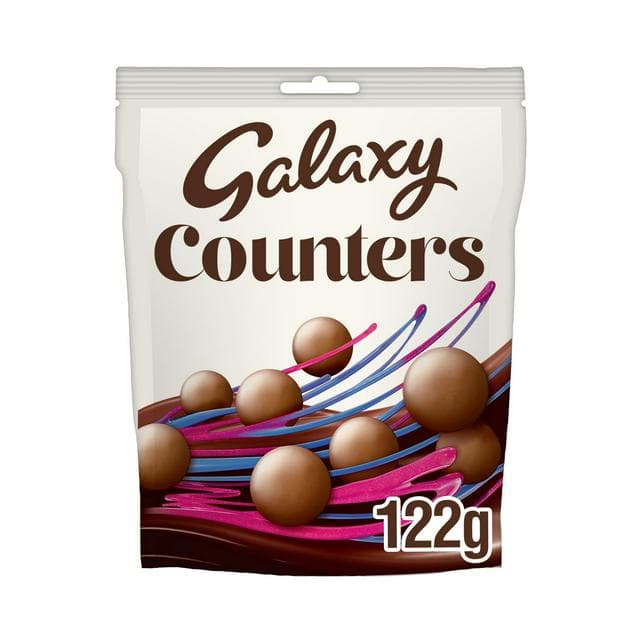 Galaxy Counters Milk Chocolate Buttons Pouch Bag 112g - gallery image 1