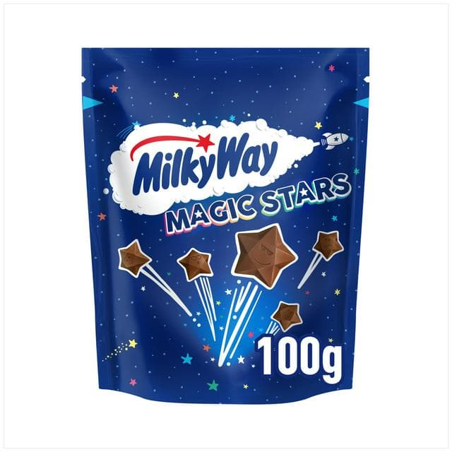 Milky Way Magic Stars Milk Chocolate Bites Pouch Bag 100g - gallery image 1