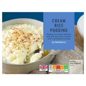 Sainsbury's Cream Rice Pudding 500g
