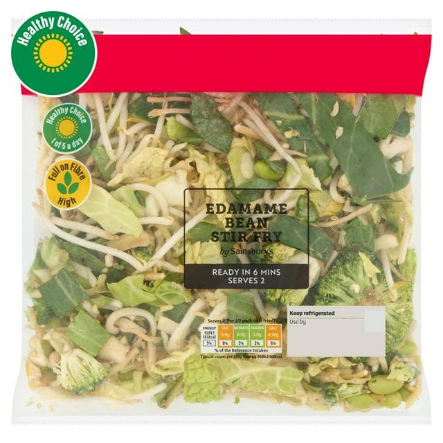 Sainsbury's Edamame Stir Fry 300g - gallery image 1