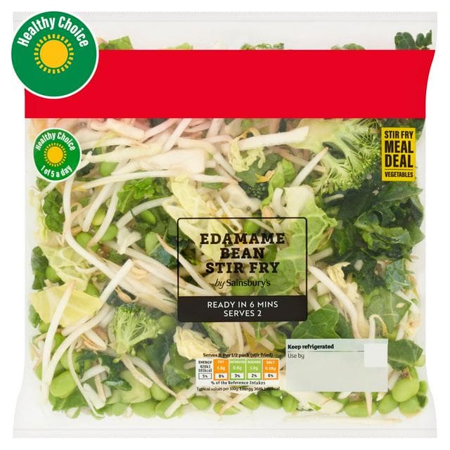 Sainsbury's Edamame Stir Fry 300g - gallery image 1