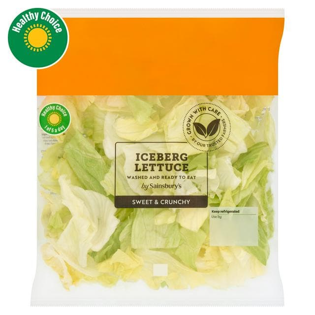 Sainsbury's Iceberg Lettuce 200g - gallery image 1