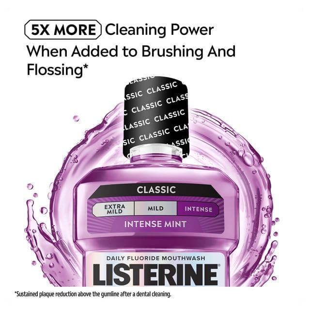Listerine Total Care 10 in 1 Benefit Clean Mint Mouthwash 1L - gallery image 4