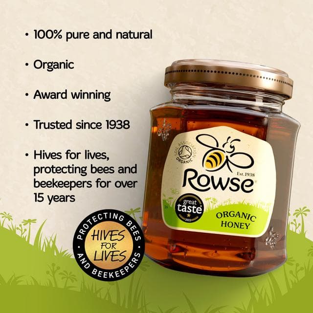 Rowse Organic Honey 340g - gallery image 2