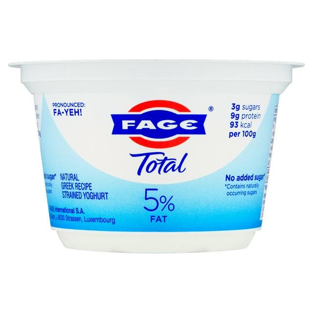 Fage Total 150g 5% Fat Natural Greek Recipe Strained Yoghurt - gallery image 1