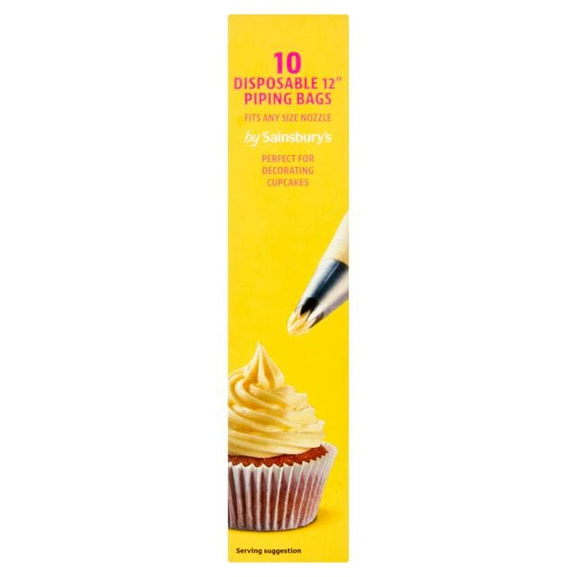 Sainsbury's 10 Plastic Piping Bags - gallery image 1
