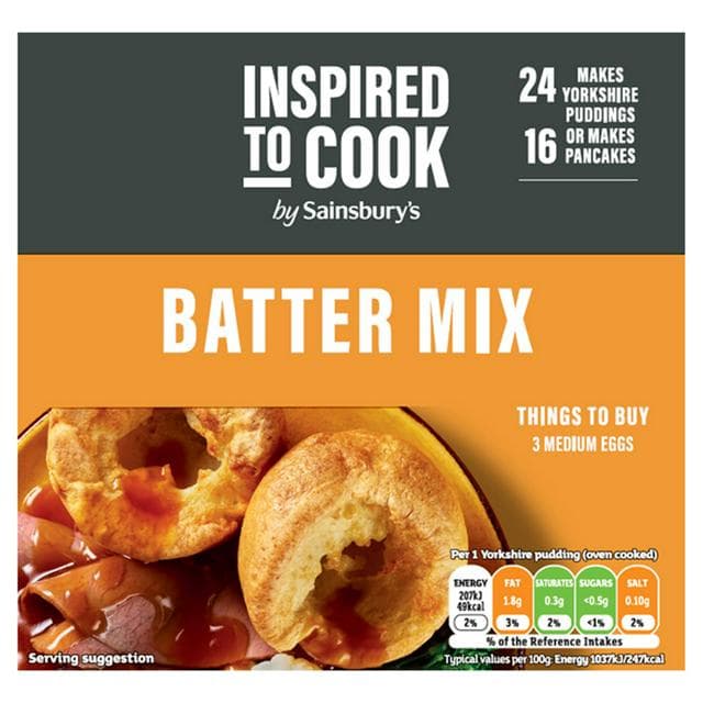 Sainsbury's Batter Mix, Inspired to Cook 255g - gallery image 1