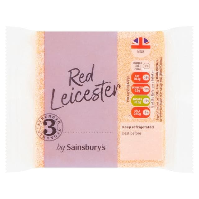 Sainsbury's Red Leicester Cheese 250g - gallery image 1