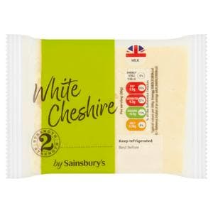 Sainsbury's White Cheshire Cheese 250g