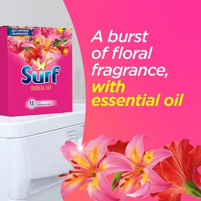 Surf Tropical Lily 45 Washes Laundry Washing Detergent Powder 2.25kg - gallery image 2
