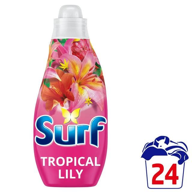Surf Tropical Lily 24 washes Concentrated Liquid Laundry Washing Detergent 648ml - gallery image 1