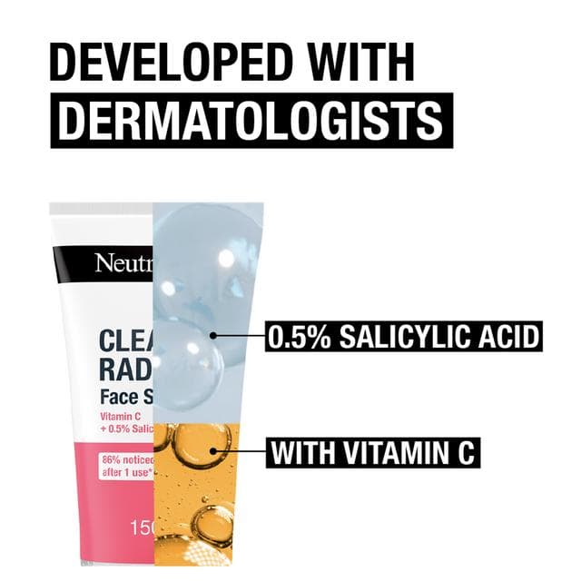 Neutrogena Clear & Radiant Face Scrub 150ml - gallery image 5