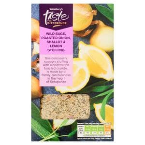 Sainsbury's Sage Roast Onion & Shallot Stuffing, Taste the Difference 110g