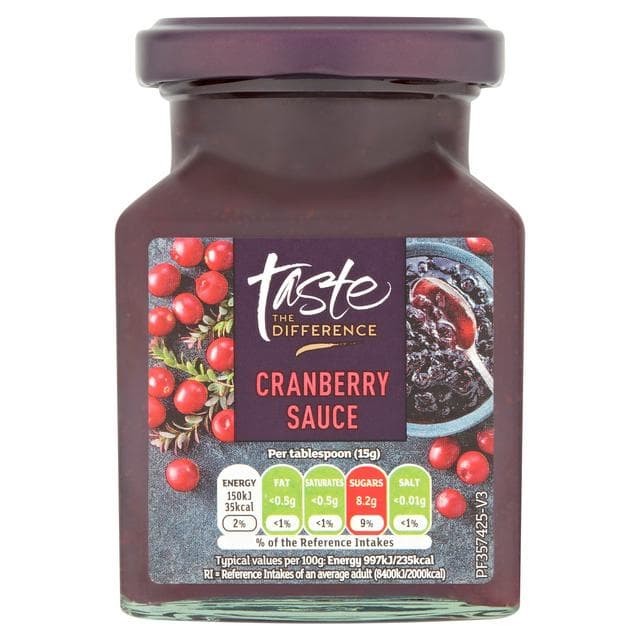 Sainsbury's Cranberry Sauce, Taste the Difference 220g - gallery image 1