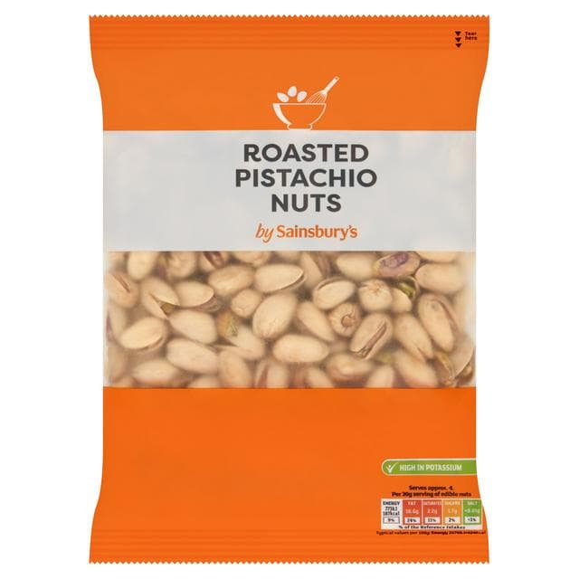 Sainsbury's Roasted Pistachios in Shells 270g - gallery image 1