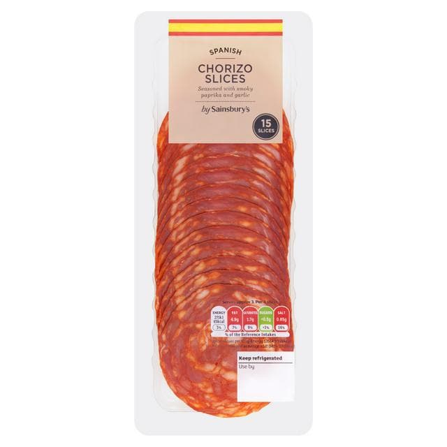 Sainsbury's Spanish Chorizo Slices 70g - gallery image 1