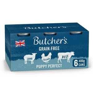 Butcher's Puppy Perfect Tinned Dog Food 6x400g