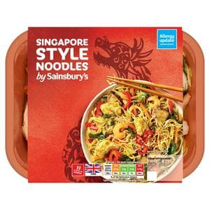Sainsbury's Singapore Style Noodles Ready Meal for 1 400g