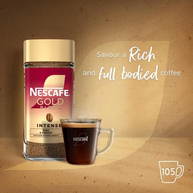 Nescafe Gold Blend Intense Instant Coffee 190g - gallery image 2