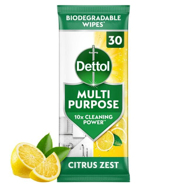 Dettol 30 x Antibacterial Multi Surface Cleaning Wipes - gallery image 1